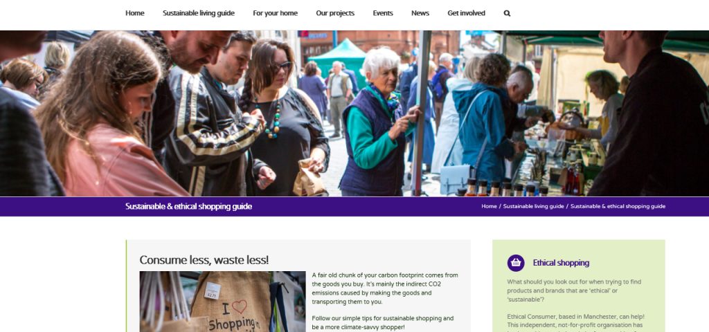 CAfS website screenshot