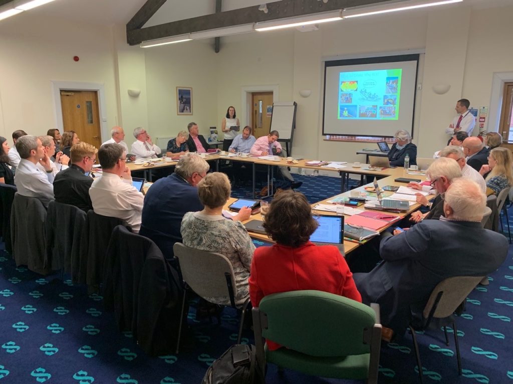 Hazel Graham from CAfS speaks at LEP board