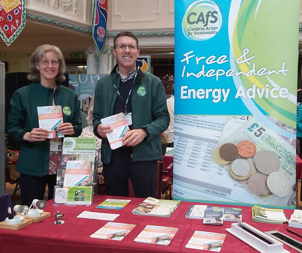 Tina Andrew from CAfS at Ulverston Eco Fair website scaled