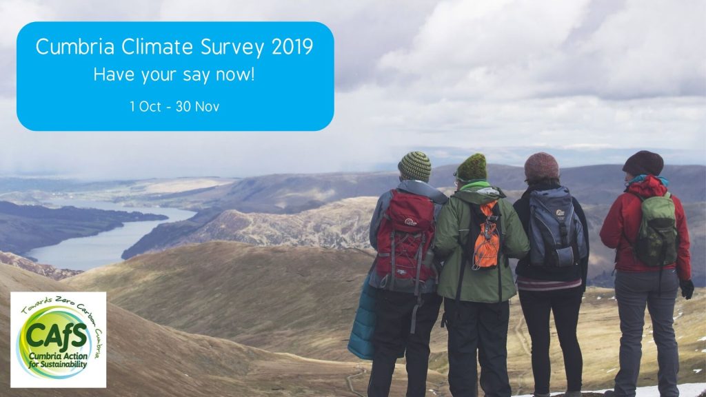 Cumbria Climate Survey 2019 news post