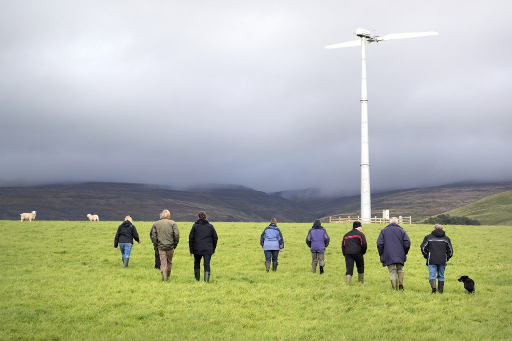 A visit to a Cumbrian windfarm Photo by Jo Leary