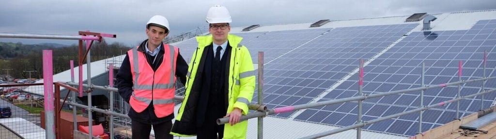 Green investment plan 1 Mark Cropper and Phil Davies at James Cropper 1