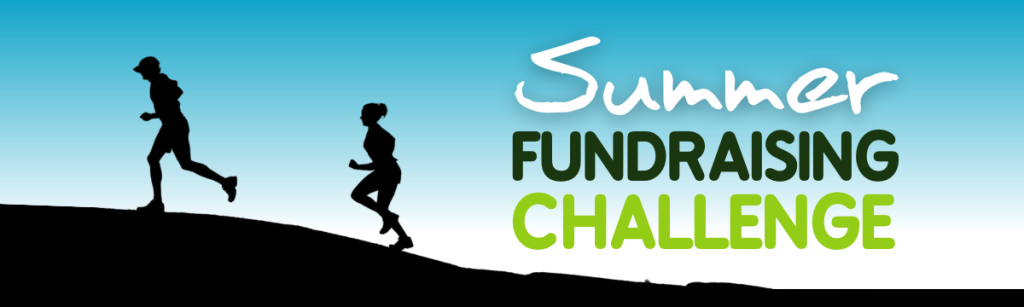 Summer fundraising challenge banner