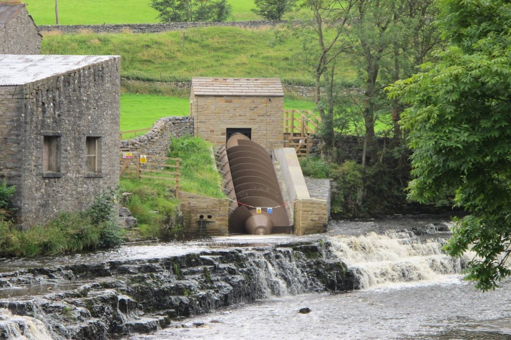Hydroelectric generator at Bainbridge © Yorkshire Dales National Park Authority